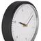 Black & White Metal Textured Decorative Clock Set